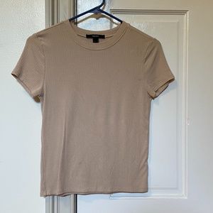 Forever 21 size medium nude ribbed top